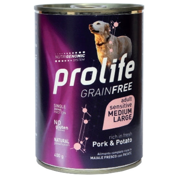 Prolife - Grain Free Adult Medium/Large Sensitive Pork & Potato