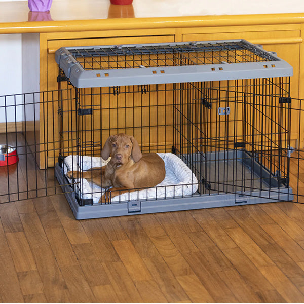 Ferplast - Box Pieghevole per Cani Superior Nero