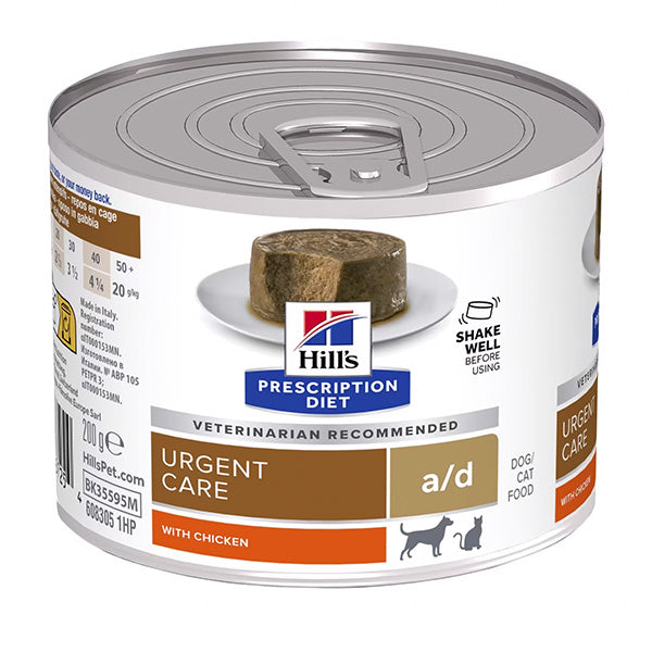 Hill's - Prescription Diet A/D con Pollo a Paté per Cani e Gatti