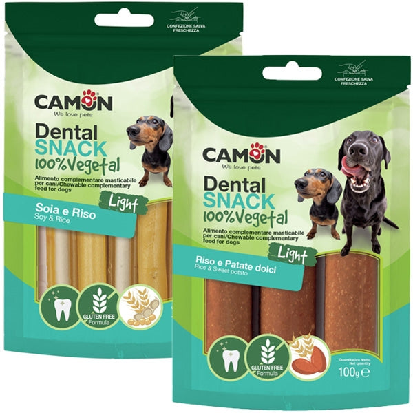 Camon - Dental Snack 100% Vegetali SOIA E RISO
