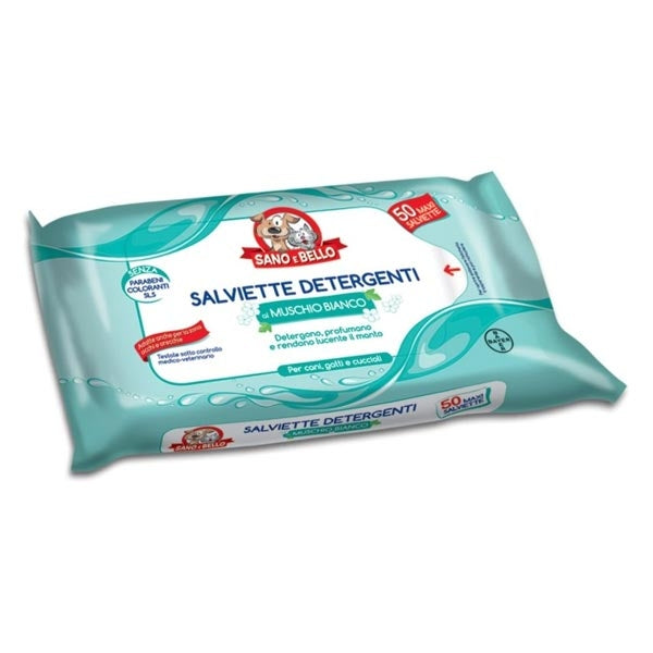 Elanco - Salviette Detergenti al Muschio Bianco