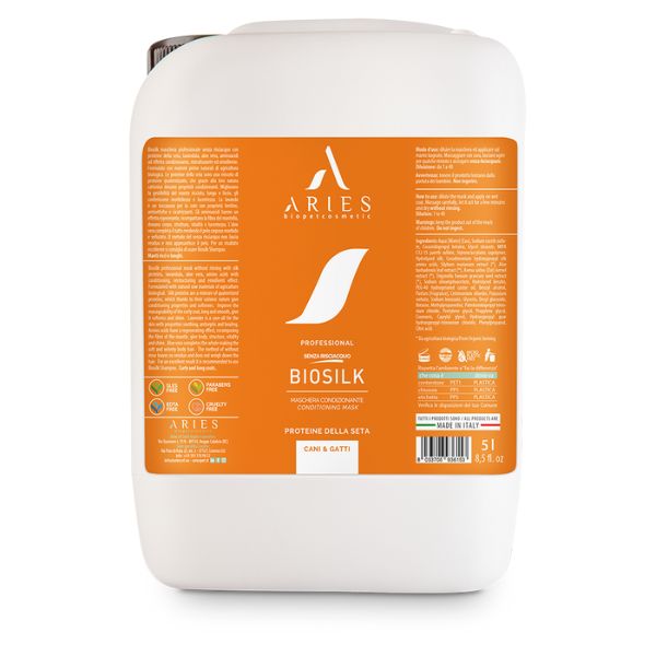 Aries - Biosilk Maschera Proteine Seta Per Cani e Gatti