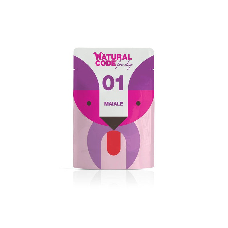 Natural Code - Adult Dog Pouch 01 Maiale