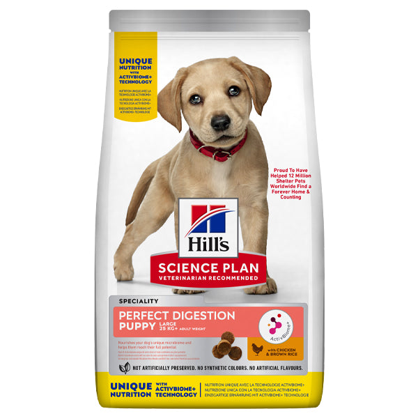 Hill's - Science Plan Perfect Digestion Large Breed Puppy con Pollo e Riso Integrale