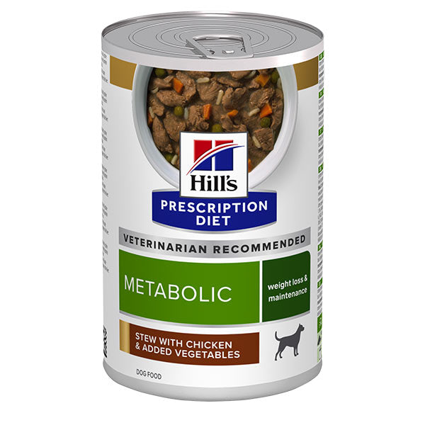 Hill's - Prescription Diet Metabolic Canine Weight Management Spezzatino di Pollo e Verdure