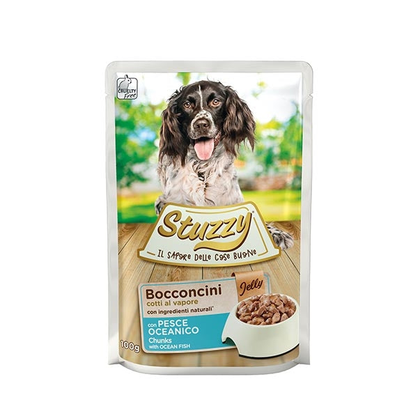 Stuzzy Dog - Bocconcini con Pesce Oceanico in Gelatina