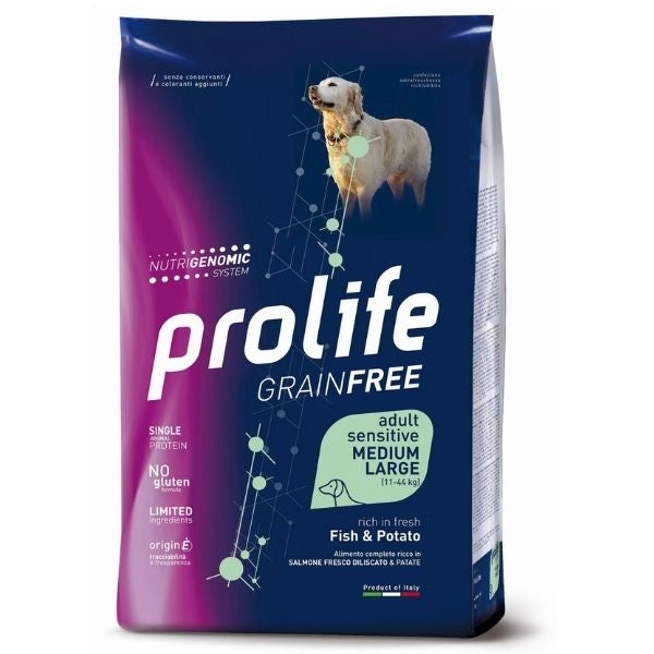 Prolife - Grain Free Adult Medium/Large Sensitive Fish & Potato