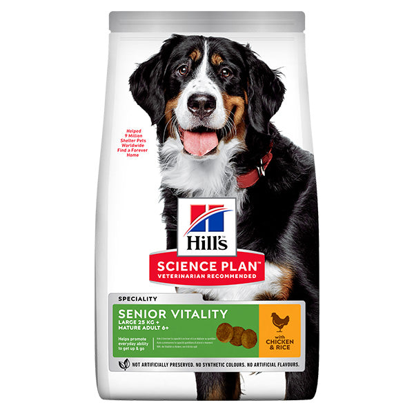 Hill's - Science Plan Senior 6+ Vitality Large Breed con Pollo e Riso