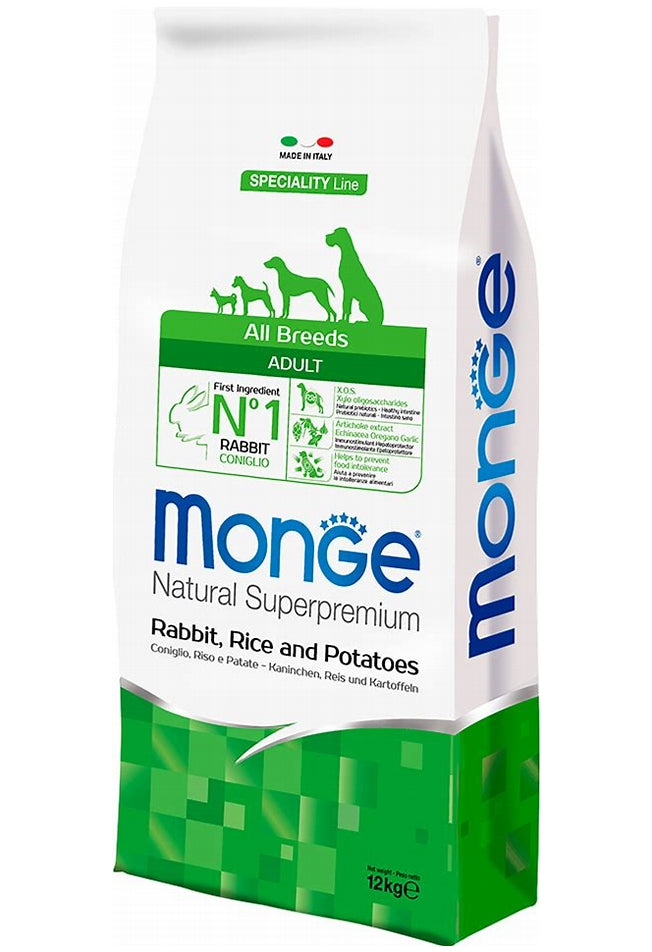 Monge - Natural Superpremium All Breeds Adult Coniglio Riso e Patate
