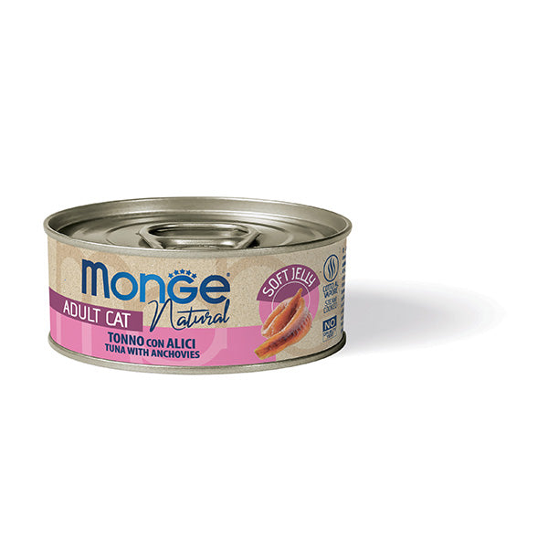 Monge - Natural Superpremium Jelly Pezzetti di Tonno e Acciughe