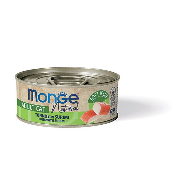 Monge - Natural Superpremium Jelly Filetti di Tonno del Pacifico e Surimi