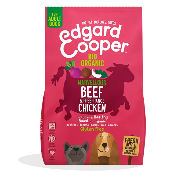 Edgard & Cooper Dog Adult Bio Organic Manzo