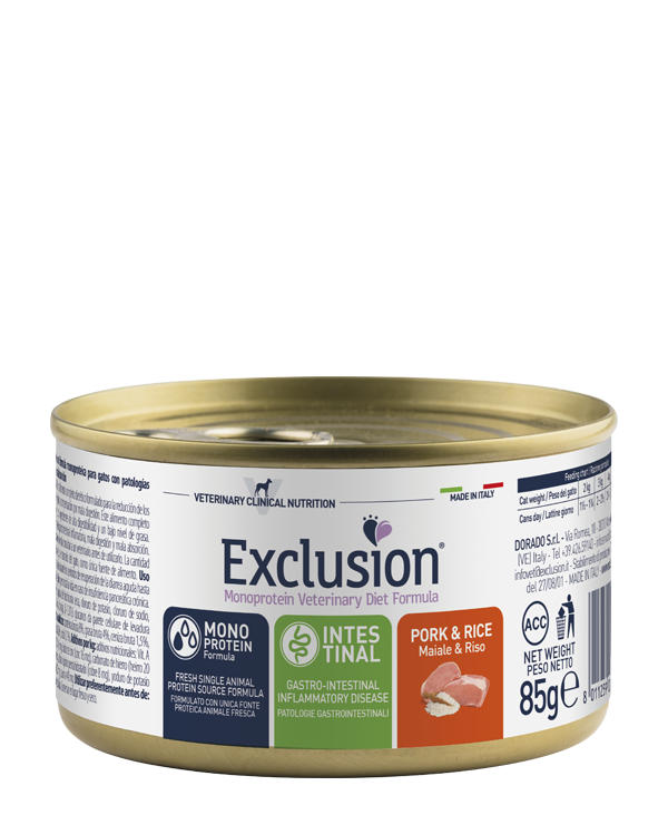 Exclusion - Diet Intestinal Cat Maiale e Riso
