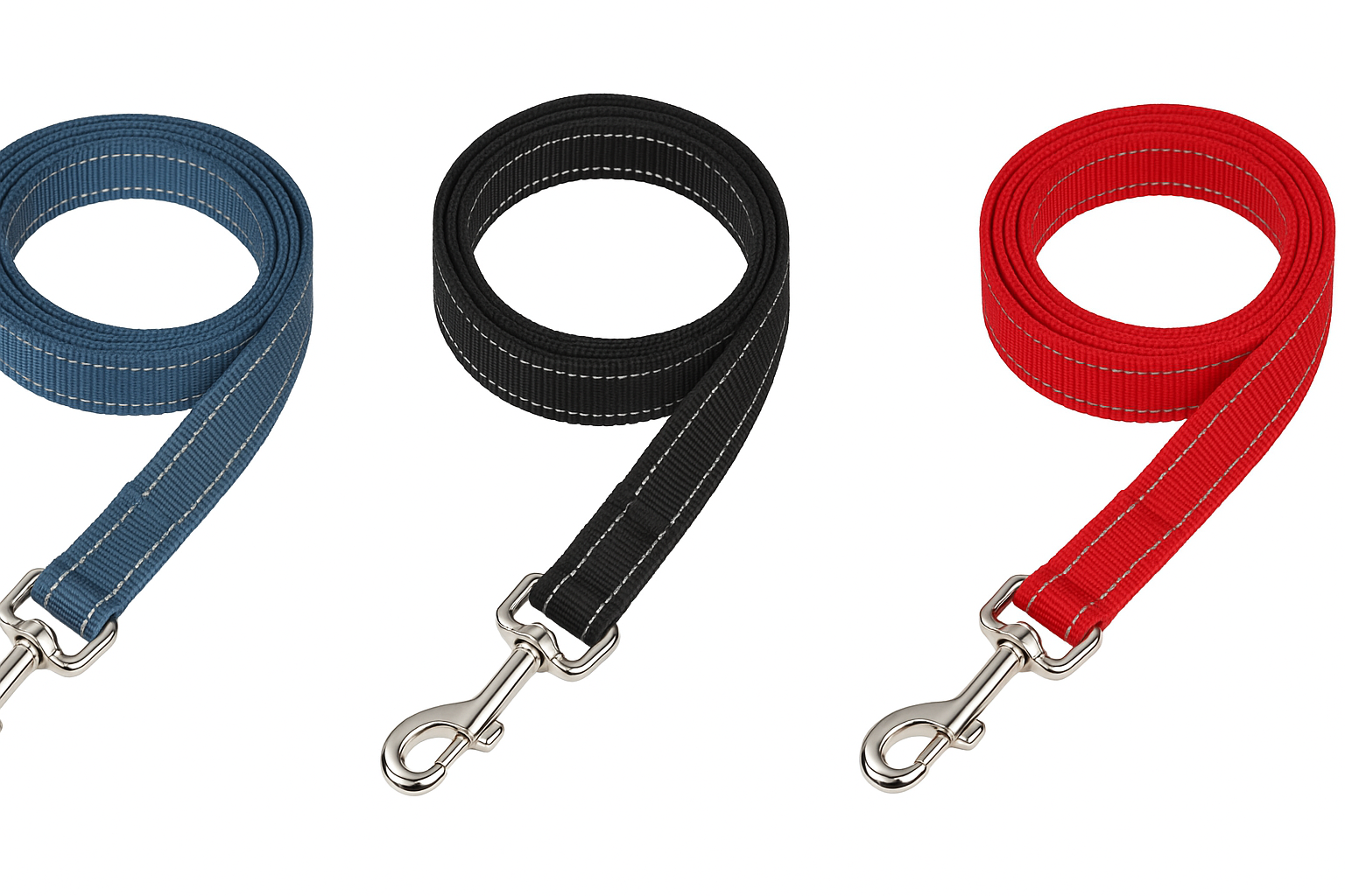 Camon - Guinzaglio con Maniglia in Neoprene e Cuciture Reflex