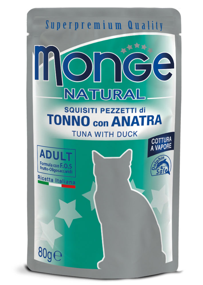 Monge - Natural Superpremium Cotti a Vapore con Tonno e Anatra